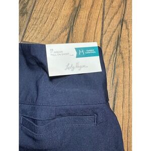 Lady Hagen Women's‎ XS Pull On Golf Shorts 7" Inseam Tummy Control Navy Blue